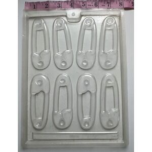Vintage Baby Shower Candy Mold Lot- Safety Pins & Assorted Shapes-Towncraft USA